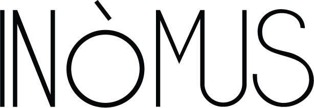 INÒMUS – šiuolaikiškas ir minimalistinis baldų išparduotuvės logotipas, atspindintis modernų prekės ženklo identitetą.